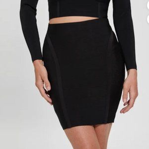 **NEW** Guess - Ottoman Bandage Skirt - XS / Black